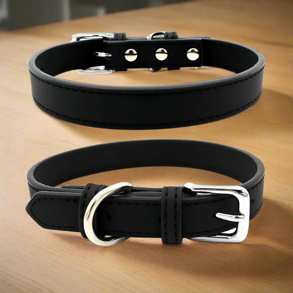 Collier chien cuir | LilCuirette - Les Plaisirs Canins
