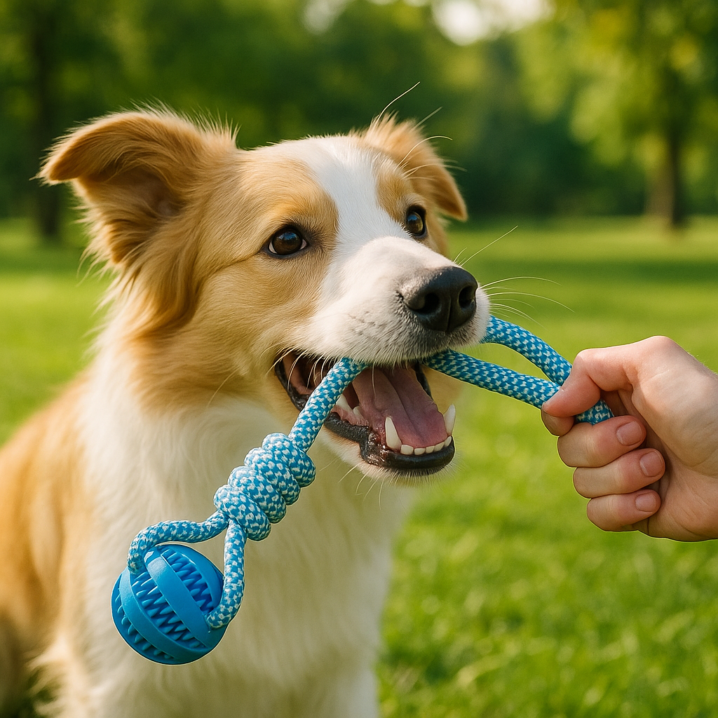 jouet-indestructible-pour-chien-comboballecorde-bleu