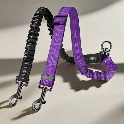 Laisse double pour chien | DoubleRun - Les Plaisirs Canins