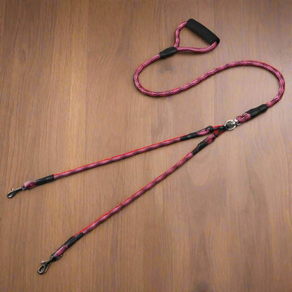 Laisse double pour chien | JoyWalking - Les Plaisirs Canins