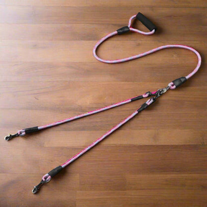 Laisse double pour chien | JoyWalking - Les Plaisirs Canins