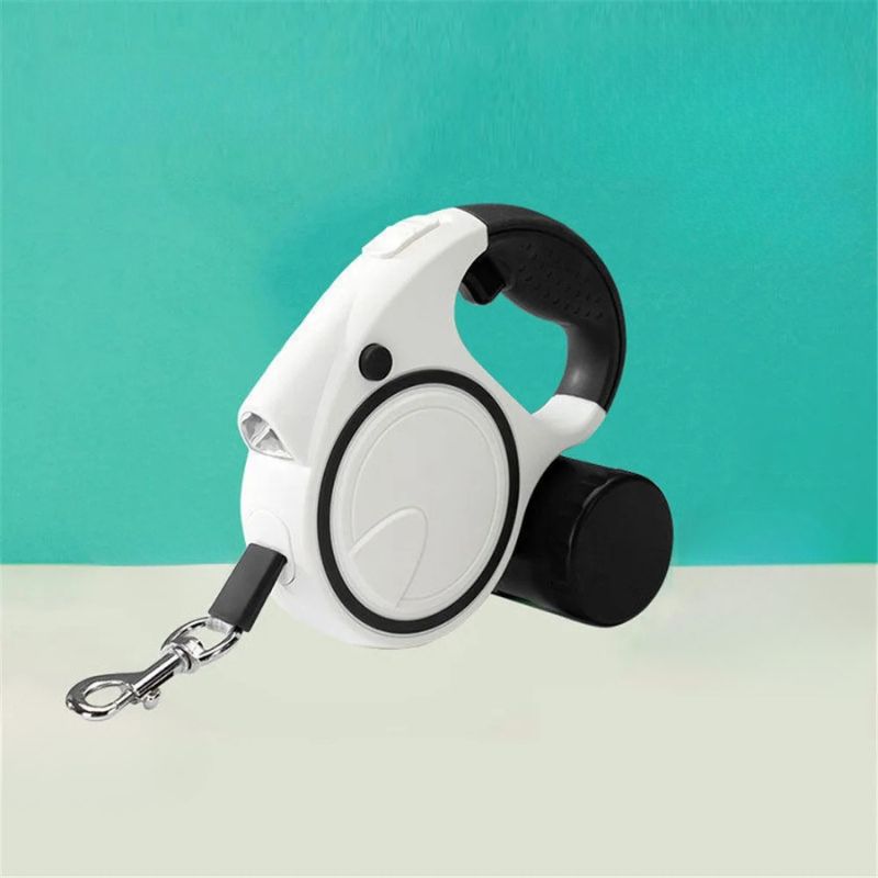 laisse-pour-chien-retractable-blanche