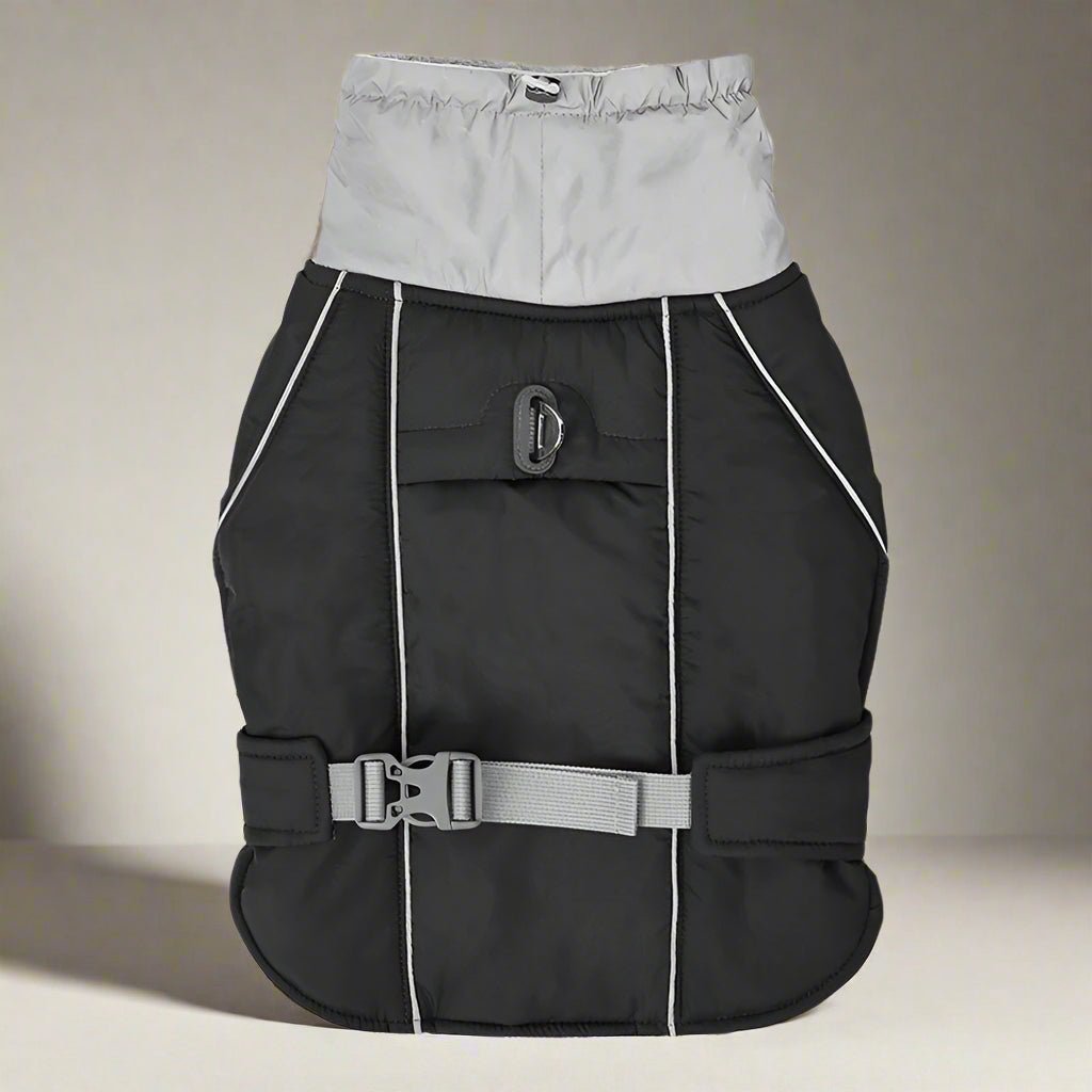 manteau-pour-chien-noir-impermeable