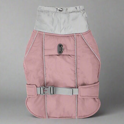manteau-pour-chien-rose-impermeable