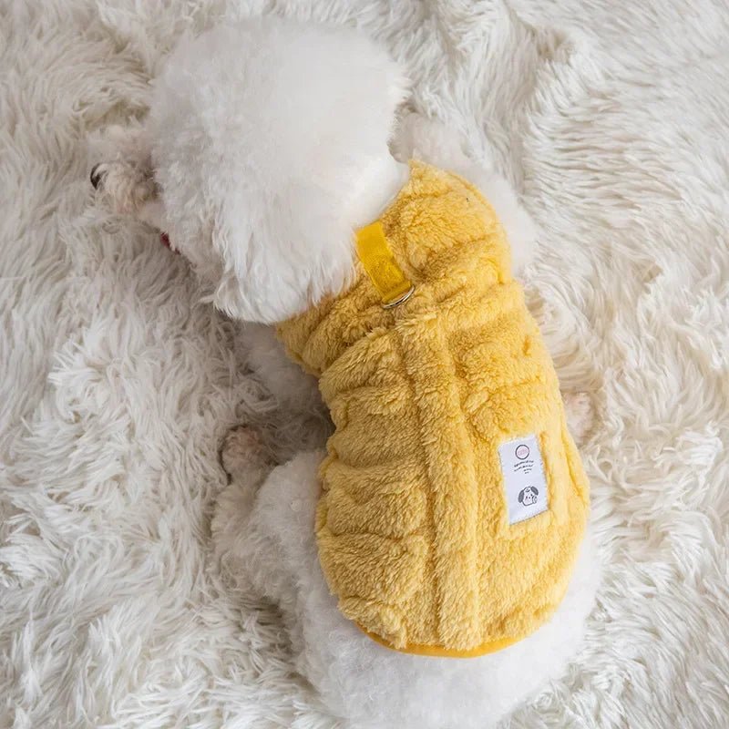 manteau-pour-chien-jaune