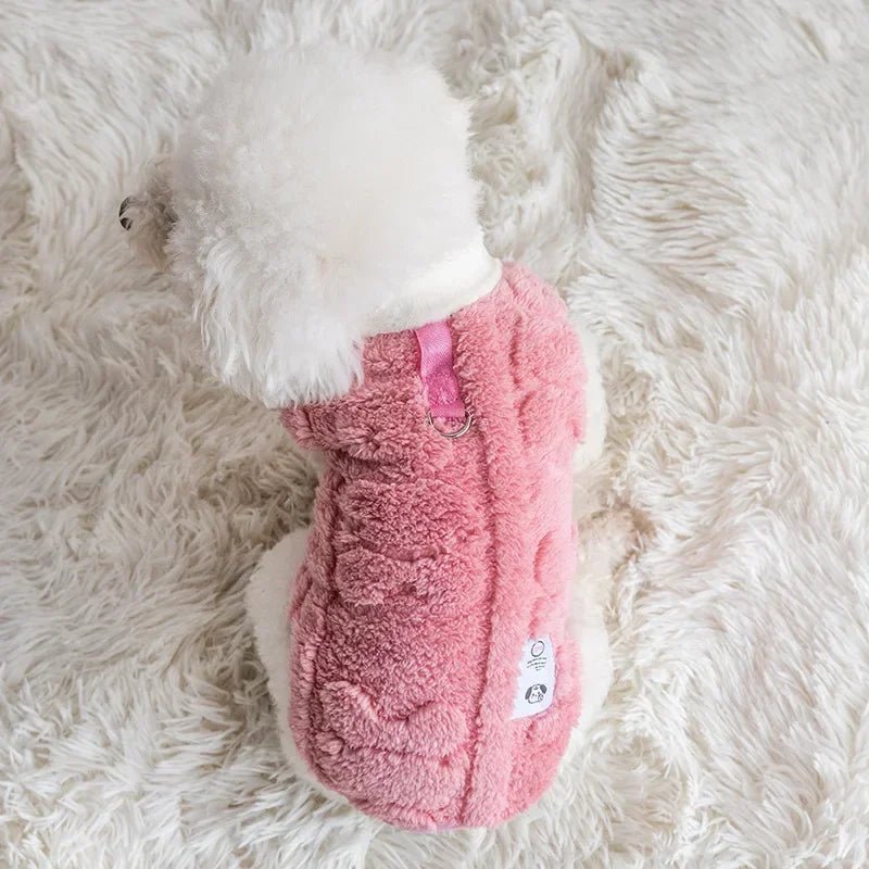 manteau-pour-chien-rose