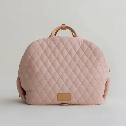 sac a dos pour chien rose