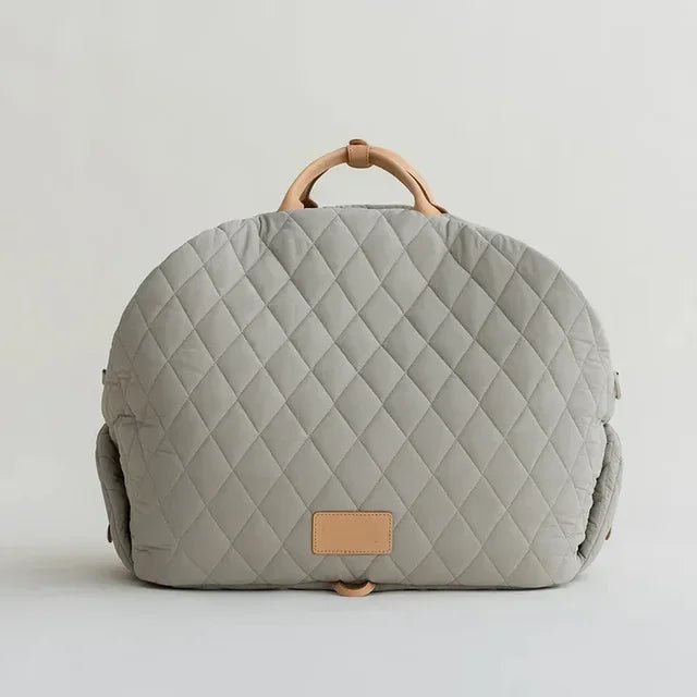 sac a dos pour chien gris