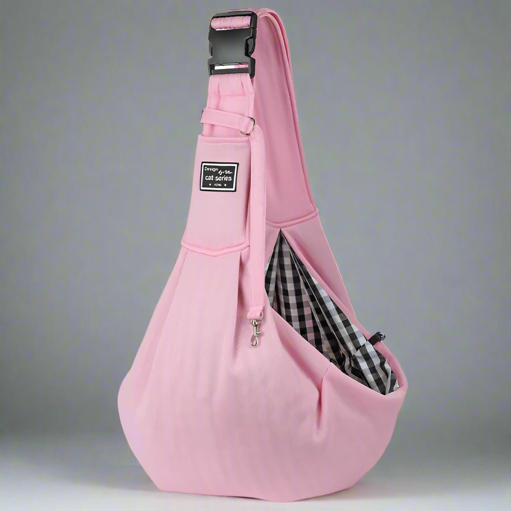 sac a dos pour chien rose