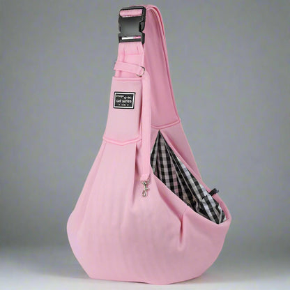 sac a dos pour chien rose