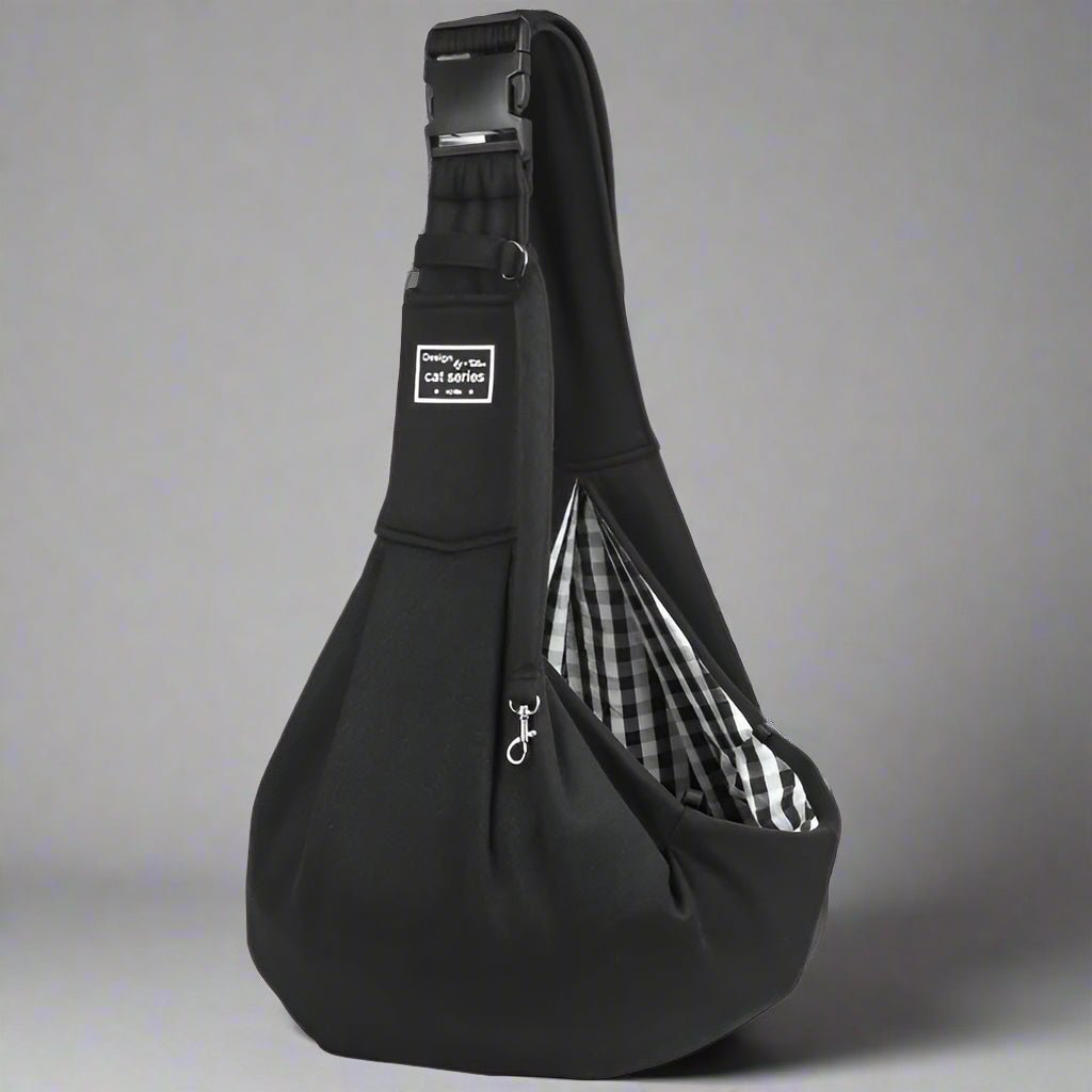 sac a dos pour chien noir