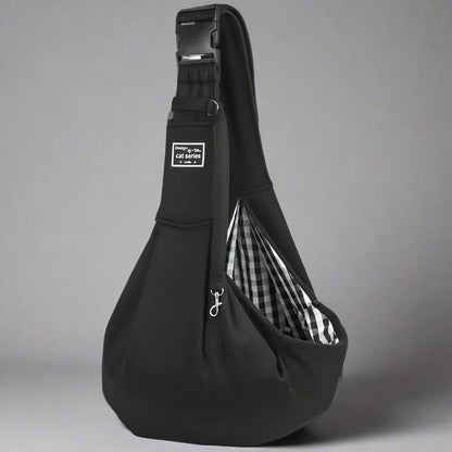 sac a dos pour chien noir