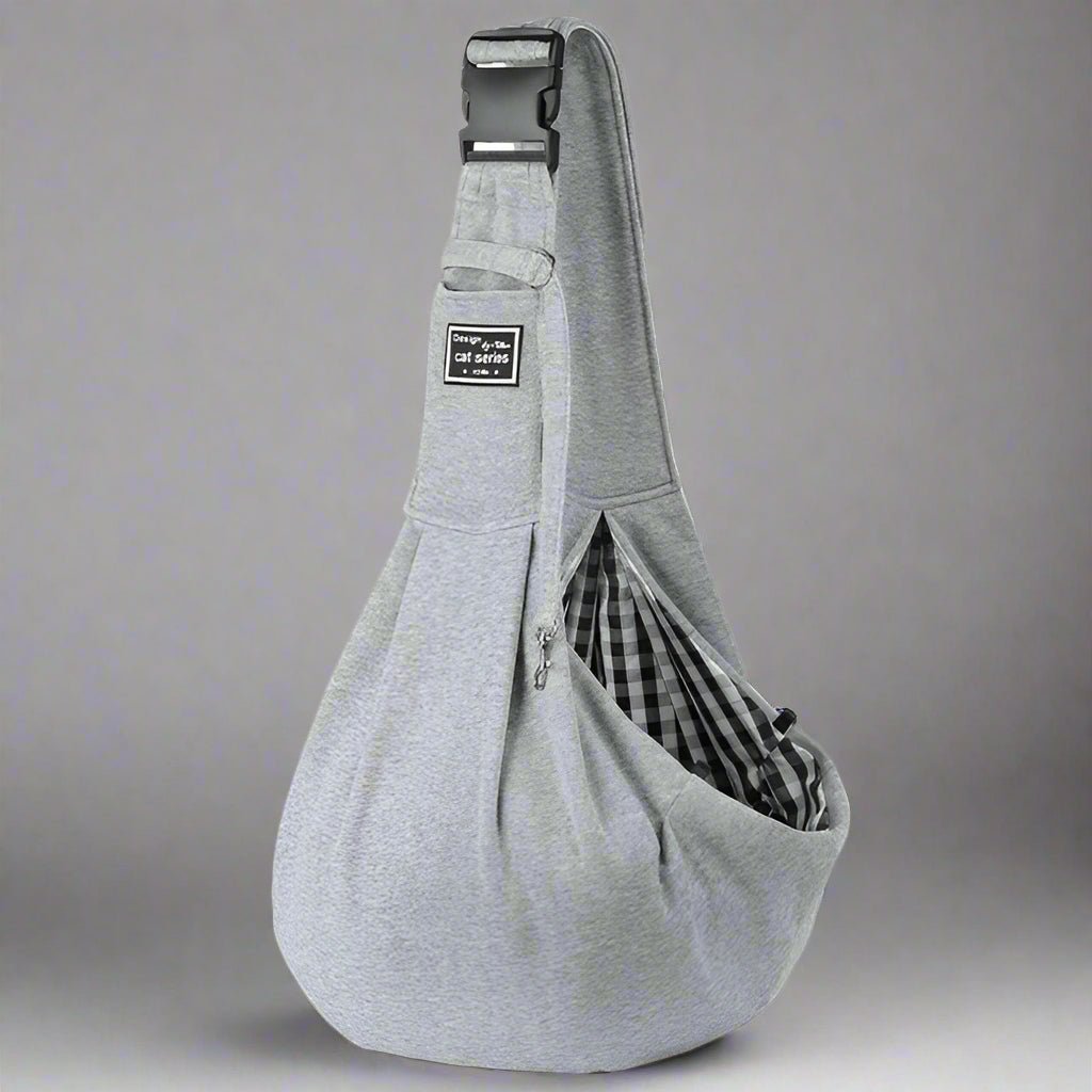 sac a dos pour chien gris