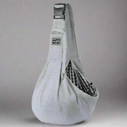 sac a dos pour chien gris