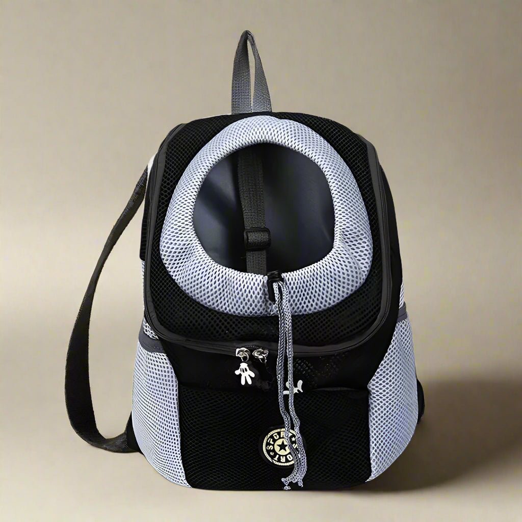 sac à dos pour chien noir