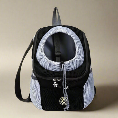 sac à dos pour chien noir