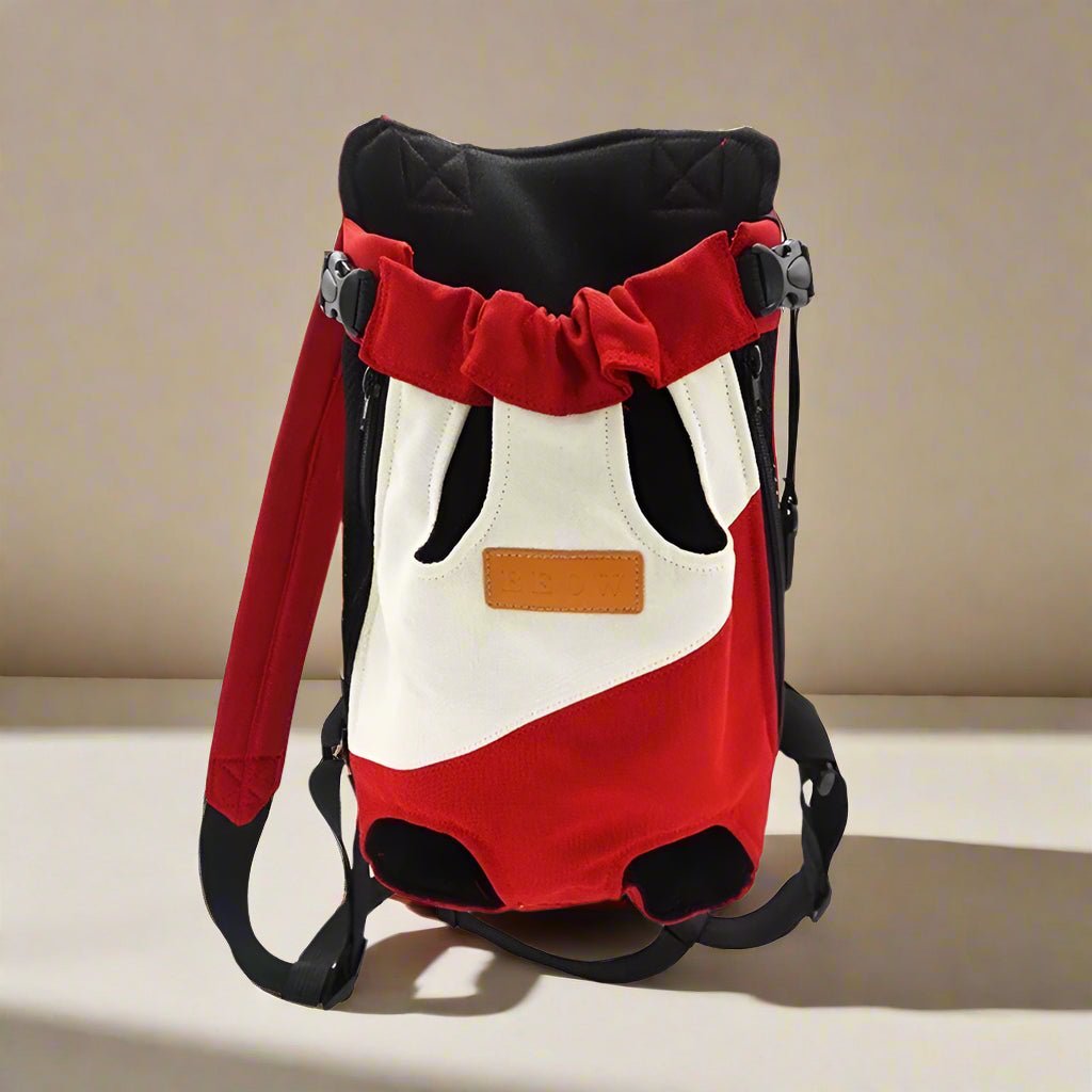 sac de transport chien rouge