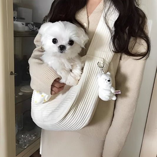 Sac de transport chien | ClassyWhite - Les Plaisirs Canins